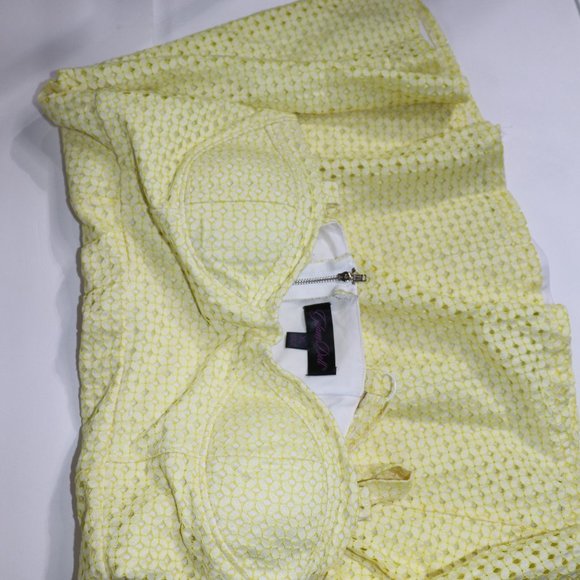 Glam Doll Dress| Yellow  Gingam Sundress XL - Picture 4 of 12